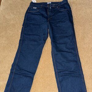 TYNDALE FR BLUE JEANS MENS 36X32 NWT